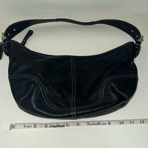 EUC leather Coach purse